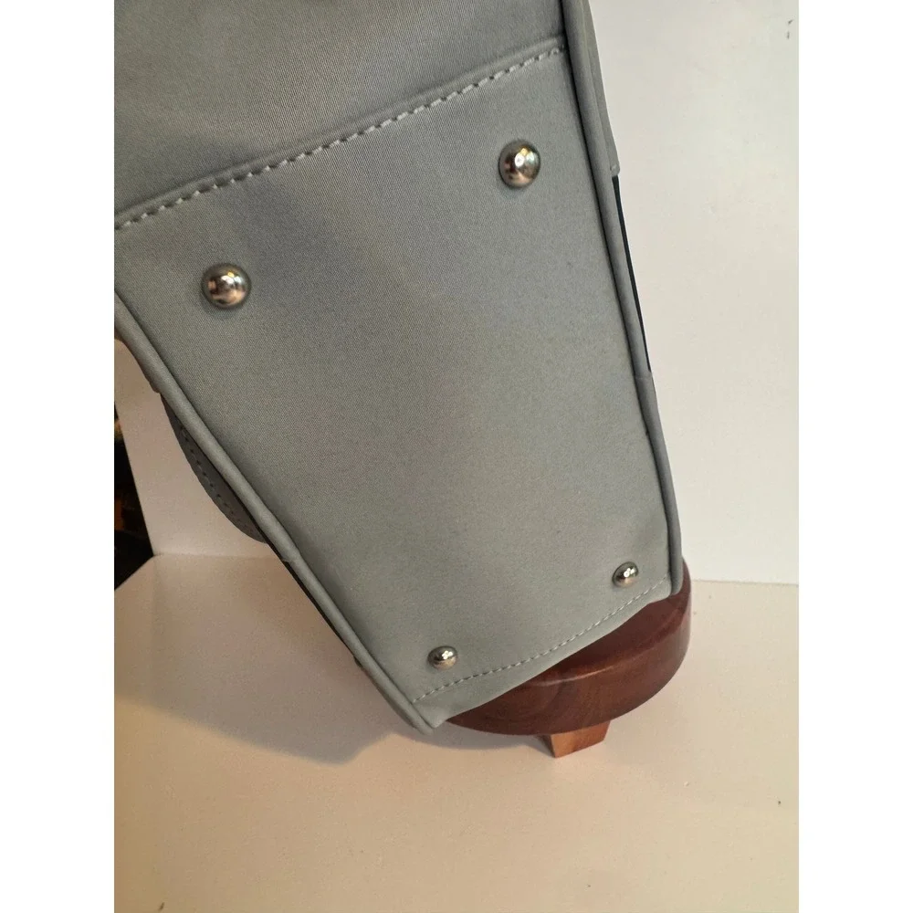 Sandol Penn‎ State Handbag Blue Gray Logo Purse Structured Mini Satchel